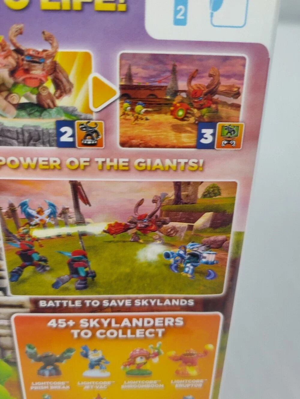 Nintendo Wii Skylanders Giants Game With Manual Card Video Game